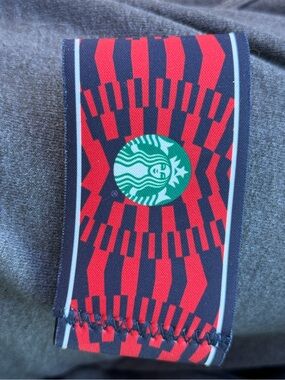 Starbucks Red & Navy Reusable Cup Sleeve FIFA World Cup
